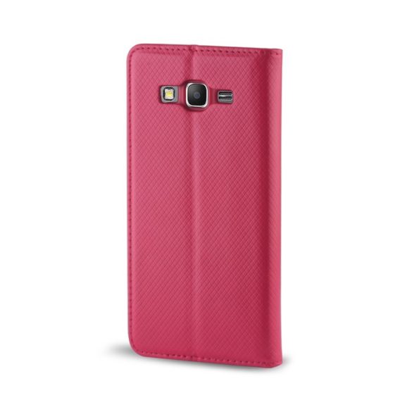 Smart Magnet Samsung Galaxy S7 oldalra nyíló tok, piros