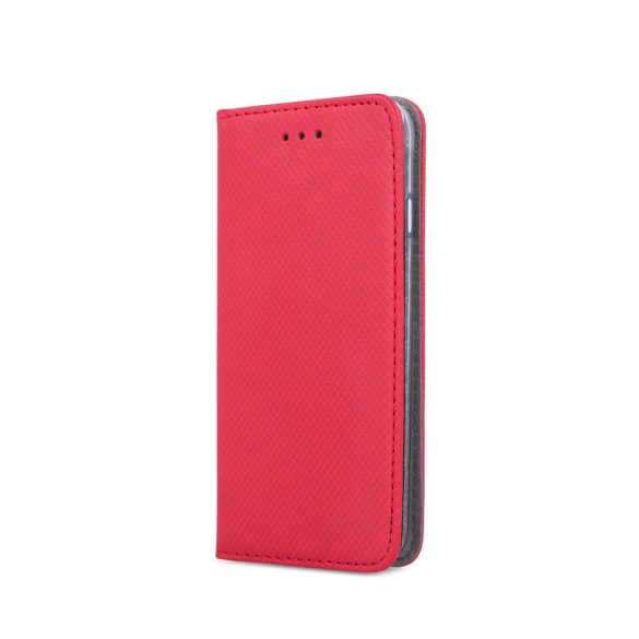 Smart Magnet Huawei Mate 10 Lite oldalra nyíló tok, piros
