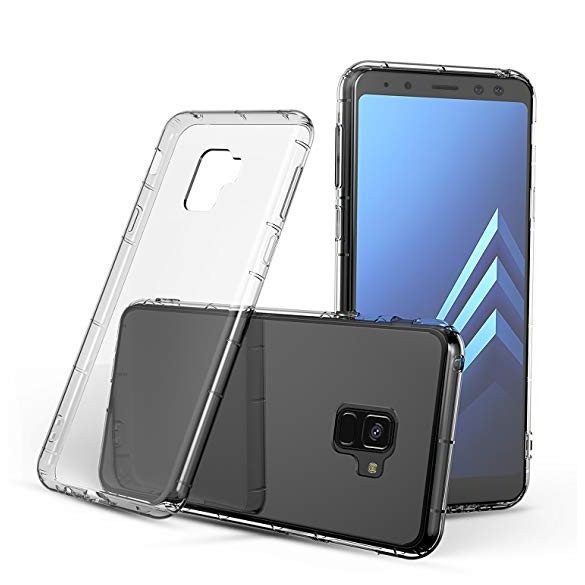 Samsung Galaxy A8 Plus (2018) TF Super Slim 0.5mm szilikon hátlap, tok, átlátszó