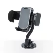 Setty flexibilis, univerzális, autós telefon tartó	, fekete