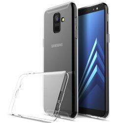   Samsung Galaxy A6 (2018) Slim case 1 mm szilikon hátlap, tok, átlátszó