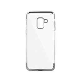   Samsung Galaxy J6 Plus (2018) Plating Soft TPU szilikon hátlap, tok, ezüst
