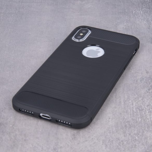 Simple Black Case Huawei P30 hátlap, tok, fekete