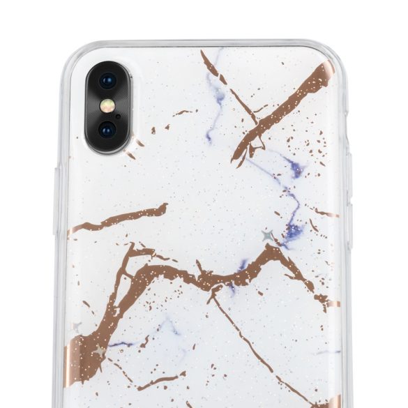 Marmur case Samsung Galaxy S10 márvány mintás hátlap, tok, fehér