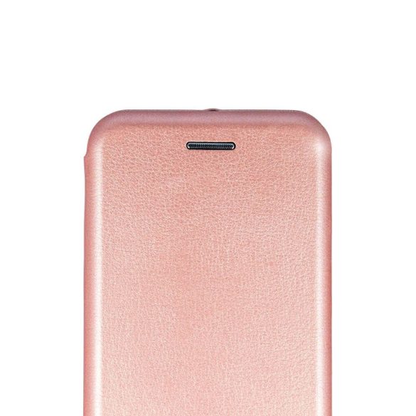 Smart Diva Huawei P30 Lite oldalra nyíló tok, rozé arany