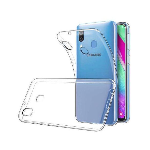 Samsung Galaxy A20/A30 Extra Slim 0.3mm szilikon tok, átlátszó