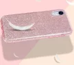 Glitter Case Samsung Galaxy A30 hátlap, tok, rózsaszín