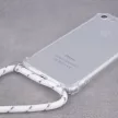 Neck Strap Samsung Galaxy A20/A30 nyakbaakasztós (fehér) szilikon hátlap, tok, átlátszó