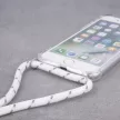 Neck Strap Samsung Galaxy A20/A30 nyakbaakasztós (fehér) szilikon hátlap, tok, átlátszó