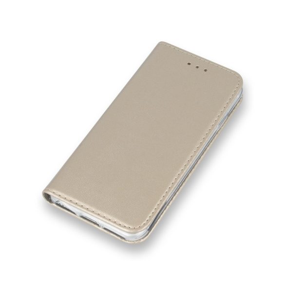 Smart Magnetic Samsung Galaxy A20e oldalra nyíló tok, arany