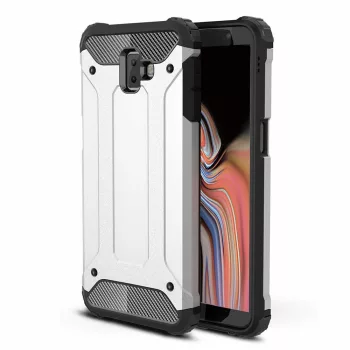   Defender II Samsung Galaxy J6 Plus (2018) ütésálló hátlap, tok, ezüst