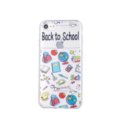   School3 Case Samsung Galaxy A70 hátlap, tok, mintás, átlátszó, színes