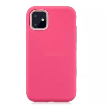   Silicone Case iPhone 11 Pro Max szilikon hátlap, tok, rózsaszín