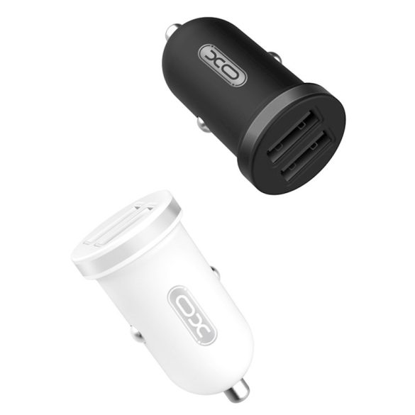 XO CC18 Car Charger autós szivargyújtó töltő, 2XUSB-A, 2.1A, fekete