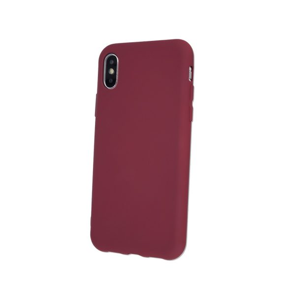 Silicone Case Huawei P20 Lite szilikon hátlap, tok, bordó