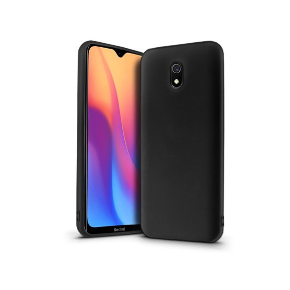 Xiaomi Redmi 8A Matt TPU szilikon tok, fekete