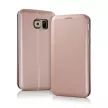 Smart Diva Samsung Galaxy Note 10 Lite/A81 oldalra nyíló tok, rozé arany