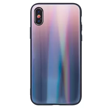   Aurora Glass Samsung Galaxy S20 Plus/S20 Plus 5G hátlap, tok, barna-fekete