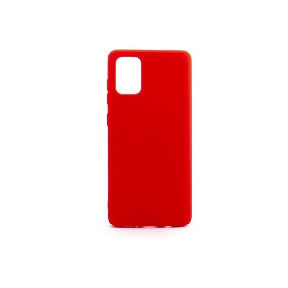 Silicone Case Samsung Galaxy A41 hátlap, tok, piros