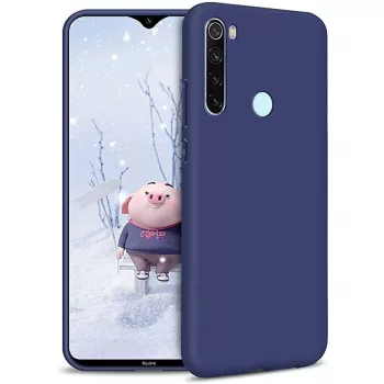 Silicone Case Samsung Galaxy A21 hátlap, tok, kék