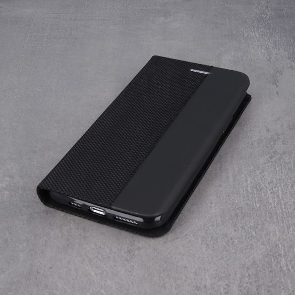 Smart Senso Samsung Galaxy A41 oldalra nyíló tok, fekete