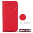 Smart Magnet Xiaomi Redmi 9 oldalra nyíló tok, piros