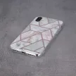 Geometric Marmur Case Samsung Galaxy A71 5G hátlap, tok, rózsaszín