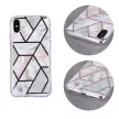 Geometric Marmur Case Samsung Galaxy A71 5G hátlap, tok, rózsaszín