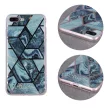 Geometric Marmur Case Samsung Galaxy A71 5G hátlap, tok, sötétkék