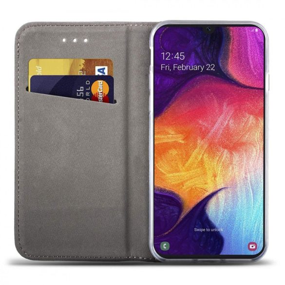 Smart Magnet Xiaomi Redmi 9C oldalra nyíló tok, sötétkék