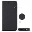 Smart Magnet iPhone 12/12 Pro oldalra nyíló tok, fekete