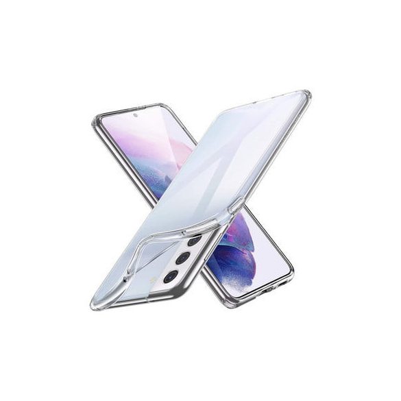 Samsung Galaxy S21 Plus Slim case 1mm szilikon hátlap, tok, átlátszó