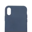 Samsung Galaxy A12/M12 Matt TPU szilikon hátlap, tok, sötétkék