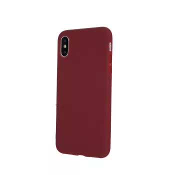   Samsung Galaxy A52/A52 5G Matt TPU szilikon hátlap, tok, bordó