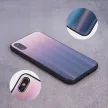 Aurora Glass Samsung Galaxy A12 hátlap, tok, barna-fekete
