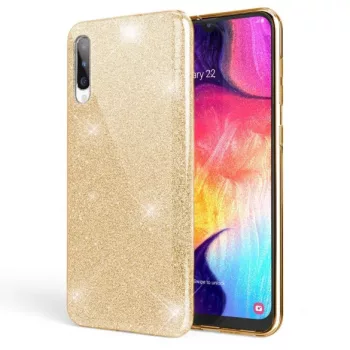   Glitter 3in1 Case Samsung Galaxy A52 4G/A52 5G/A52s 5G hátlap, tok, arany