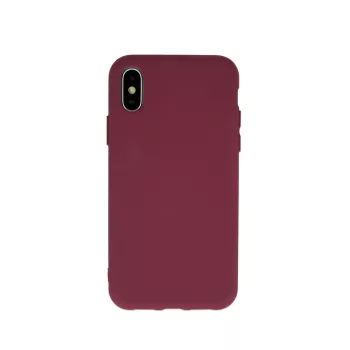   Silicone Case Samsung Galaxy A52 4G/A52 5G/A52s 5G hátlap, tok, bordó