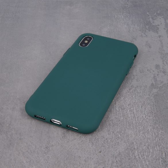 Silicone Case Xiaomi Redmi Note 10/Note 10S szilikon hátlap, tok, zöld