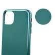 Jelly case Samsung Galaxy A12/M12 hátlap, tok, sötétzöld