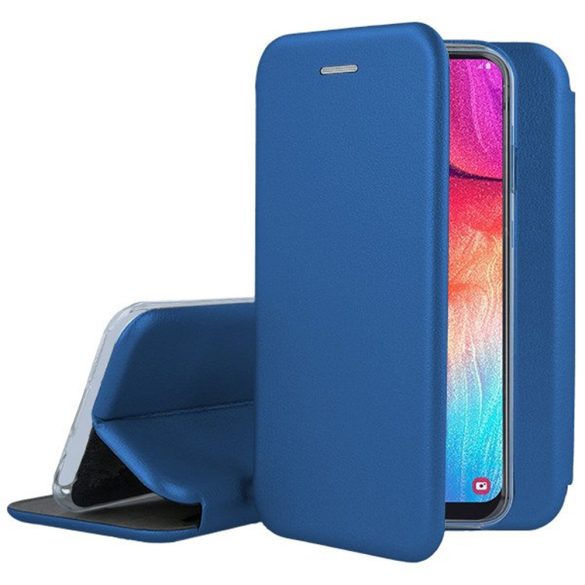 Smart Diva Xiaomi Redmi 9T/9 Power/Note 9 4G/Poco M3 oldalra nyíló tok, sötét kék