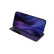 Eco Leather View Case 2 Samsung Galaxy A12/M12 oldalra nyíló tok, lila
