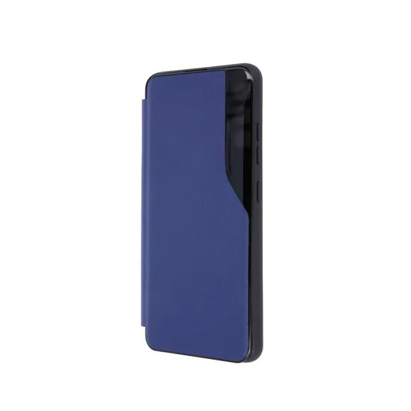 Eco Leather View Case 2 Xiaomi Redmi 9C oldalra nyíló tok, sötétkék