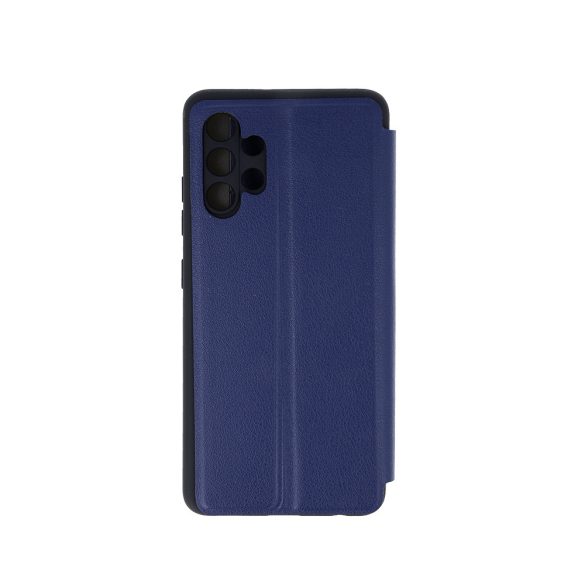 Eco Leather View Case 2 Xiaomi Redmi 9C oldalra nyíló tok, sötétkék