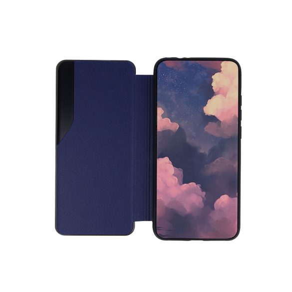 Eco Leather View Case 2 Xiaomi Redmi 9C oldalra nyíló tok, sötétkék