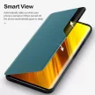 Eco Leather View Case Xiaomi Redmi Note 10/Note 10S oldalra nyíló tok fekete