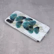 Gold Glam Leaves Case Samsung Galaxy A12/M12 hátlap, tok, mintás, színes