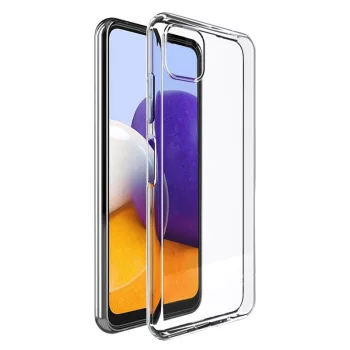   Samsung Galaxy A22 4G Slim case 1mm szilikon hátlap, tok, átlátszó