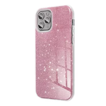   Glitter 3in1 Case iPhone 13 Pro Max hátlap, tok, rózsaszín