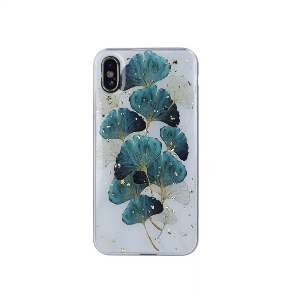 Gold Glam Leaves Case Xiaomi Redmi 9T/9 Power/Poco M3 hátlap, tok, színes