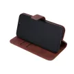 Smart Velvet Xiaomi Mi 11 Lite 4G/11 Lite 5G/11 Lite 5G NE oldalra nyíló tok, barna